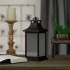 Promo ⌛ Northlight 12 in. Black LED Lighted Battery Operated Lantern with Flickering Light 😀 -Pavestone || Costa Farms Shop blacks northlight citronella candles torches 34380907 64 1000