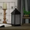 Coupon 👏 Northlight 12.4 in. Black LED Lighted Battery Operated Lantern Warm White Flickering Light ❤️