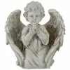 Coupon ✨ Northlight 9.75 in. Ivory Angel Boy Kneeling with Dove Outdoor Garden Statue 💯