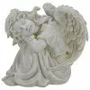 Brand new ✨ Northlight 8.5 in. Ivory Resting Angel with Floral Crown Outdoor Garden Statue 💯 -Pavestone || Costa Farms Shop northlight garden statues 32039216 64 1000