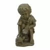 New 💯 Northlight 12.25 in. Solar Powered LED Lighted Boy Examining Turtle with Flashlight Outdoor Garden Statue 😉 2 New 💯 Northlight 12.25 in. Solar Powered LED Lighted Boy Examining Turtle with Flashlight Outdoor Garden Statue 😉 -Pavestone || Costa Farms Shop northlight garden statues 32234183 64 1000