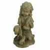 Coupon ❤️ Northlight 12.25 in. Brown Girl with Frog Solar Powered LED Lighted Outdoor Garden Statue ✔️ -Pavestone || Costa Farms Shop northlight garden statues 32234187 64 1000