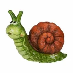 Budget ⭐ Northlight 13.5 in. Green and Brown Snail Outdoor Garden Statue ✔️