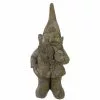 Best Sale ⭐ Northlight 17.5 in. Gray Standing Gnome Outdoor Garden Statue ✨ -Pavestone || Costa Farms Shop northlight garden statues 34338717 64 1000
