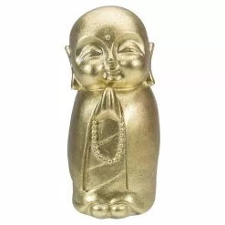 Outlet 🌟 Northlight 11.5 in. Golden Buddhist Monk Outdoor Garden Statue ⭐