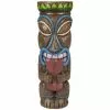 Outlet 🎁 Northlight 16 in. Solar Lighted Polynesian Outdoor Garden Tongue Out Tiki Statue 🧨 -Pavestone || Costa Farms Shop northlight garden statues 34739294 64 1000