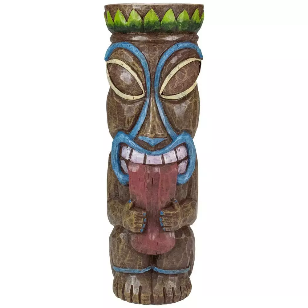 Outlet ๐ Northlight 16 in. Solar Lighted Polynesian Outdoor Garden Tongue Out Tiki Statue ๐งจ 3 Outlet ๐ Northlight 16 in. Solar Lighted Polynesian Outdoor Garden Tongue Out Tiki Statue ๐งจ