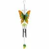 Best Sale ❤️ Northlight 15.75 in. Orange and Green Metal Butterfly Outdoor Garden Windchime 🔥 -Pavestone || Costa Farms Shop northlight wind chimes 34739300 64 1000