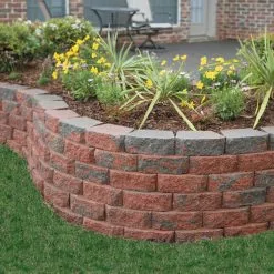 Outlet 🔥 Pavestone 4 in. x 11.75 in. x 6.75 in. Oaks Blend Concrete Retaining Wall Block 😀 -Pavestone || Costa Farms Shop oaks blend pavestone retaining wall blocks 81188 31 1000