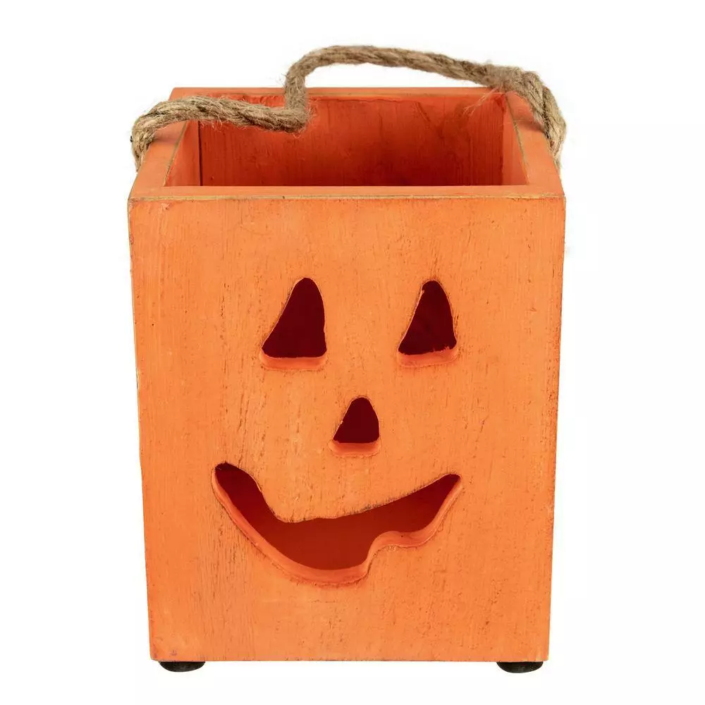 Flash Sale ๐ Northlight 6.25 in. Small Orange Wood Jack O Lantern ๐ฆ Halloween Candle Lantern โญ 4 Flash Sale ๐ Northlight 6.25 in. Small Orange Wood Jack O Lantern ๐ฆ Halloween Candle Lantern โญ - Image 2