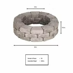 Best reviews of 🔔 Pavestone RumbleStone 39 in. x 10.5 in. Tree Ring Kit in Greystone 👍 -Pavestone || Costa Farms Shop pavestone landscape tree ring rsk52734 40 1000