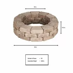 Brand new ⌛ Pavestone RumbleStone 39 in. x 10.5 in. Tree Ring Kit in Cafe 🧨 -Pavestone || Costa Farms Shop pavestone landscape tree ring rsk52769 40 1000