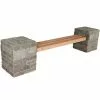 Flash Sale ⌛ Pavestone RumbleStone 100 in. x 24.5 in. x 21 in. Concrete Garden Bench Kit in Greystone 😍 -Pavestone || Costa Farms Shop pavestone outdoor living kits rsk51034 64 1000