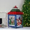 Promo ⌛ Northlight 15 in. Red Green and Blue Snowman 🎅 Christmas Candle Lantern ❤️ -Pavestone || Costa Farms Shop reds pinks northlight outdoor lanterns 33912035 64 1000