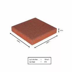 Cheapest 👍 Pavestone 12 in. x 12 in. x 1.5 in. River Red Square Concrete Step Stone ⌛ -Pavestone || Costa Farms Shop river red pavestone stepping stones 71251 a0 1000