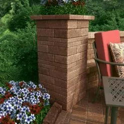 Discount 🔔 Pavestone RumbleStone Trap 3.5 in. x 10.25 in. x 7 in. Sierra Blend Concrete Garden Wall Block 🔔 -Pavestone || Costa Farms Shop sierra blend pavestone garden wall blocks 92377 66 1000