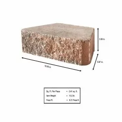 Outlet 🔥 Pavestone 3 in. x 10 in. x 6 in. Sierra Blend Concrete Retaining Wall Block 🔥 -Pavestone || Costa Farms Shop sierra blend pavestone retaining wall blocks 80777 40 1000