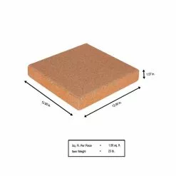 Hot Sale 🌟 Pavestone 12 in. x 12 in. x 1.5 in. Terracotta Square Concrete Step Stone 🔥 -Pavestone || Costa Farms Shop terracotta pavestone stepping stones 71266 a0 1000