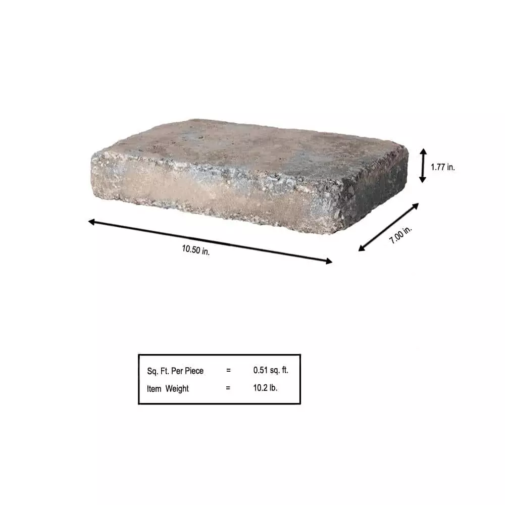 Flash Sale ๐ Pavestone RumbleStone Rec 10.5 in. x 7 in. x 1.75 in. Yukon Concrete Paver ๐ฏ 5 Flash Sale ๐ Pavestone RumbleStone Rec 10.5 in. x 7 in. x 1.75 in. Yukon Concrete Paver ๐ฏ - Image 3