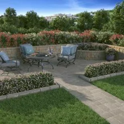 Outlet ❤️ Pavestone RockWall Large 6 in. x 17.5 in. x 7 in. Yukon Concrete Retaining Wall Block 👏 -Pavestone || Costa Farms Shop yukon pavestone retaining wall blocks 79850 1d 1000